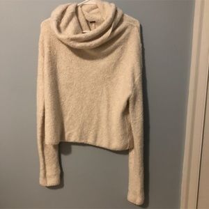 Super Soft Free People Turtleneck in Oatmeal